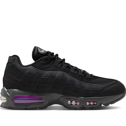 Men's Nike Air Max 95 Black Vivid Purple Shoes