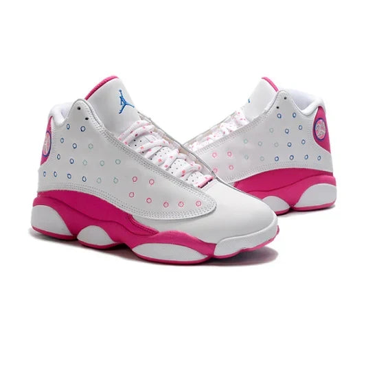 Men's Nike Air Jordan 13 Retro Vivid Pink-Blue Shoes