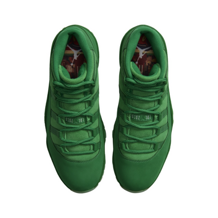 Men's Nike Air Jordan 11 Green Screen Shoes