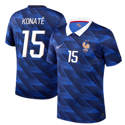 Ibrahima Konate France National Team 2026 Home Jersey - Blue