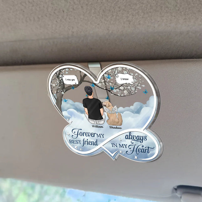 If Love Could Have Saved You Memorial Dog Cat - Personalized Custom Shaped Acrylic Car Visor Clip