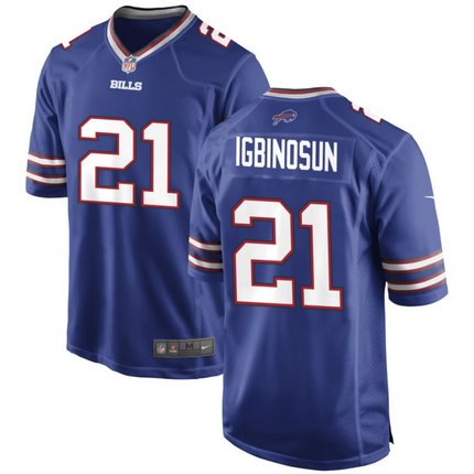 Davison Igbinosun Buffalo Bills 2026 Game Jersey - Royal