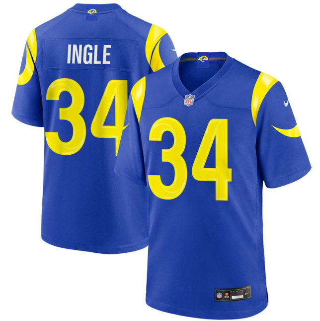 Tanner Ingle Los Angeles Rams 2026 Game Jersey - Royal