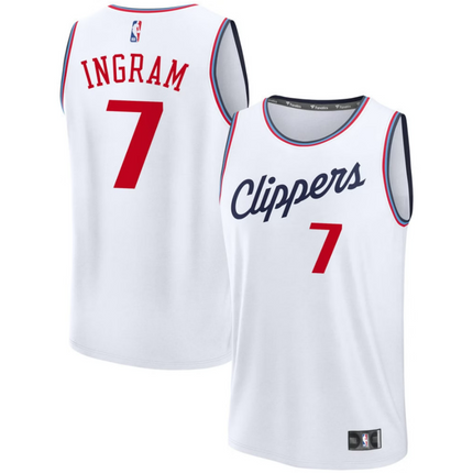 Brandon Ingram LA Clippers 2026 Fast Break Association Edition Jersey - White