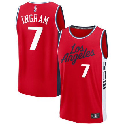 Brandon Ingram LA Clippers 2026 Fast Break Statement Edition Jersey - Red