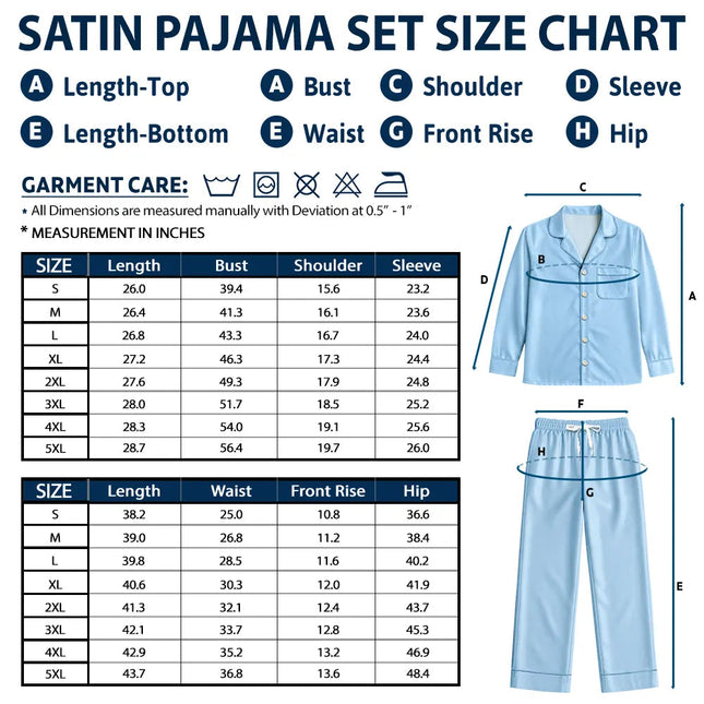 Custom Photo Funny I Love My Wife Husband - Personalized Satin Pajama Set