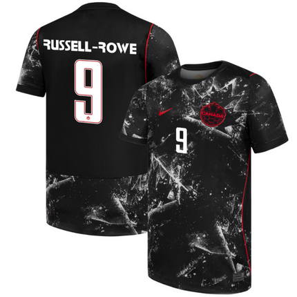 Jacen Russell-Rowe Canada National Team 2026 Away Jersey - Black