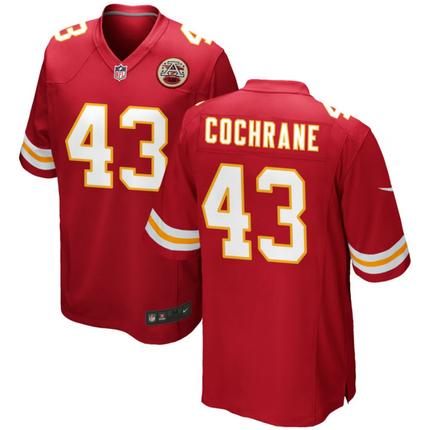 Jack Cochrane Kansas City Chiefs 2026 Game Jersey - Red