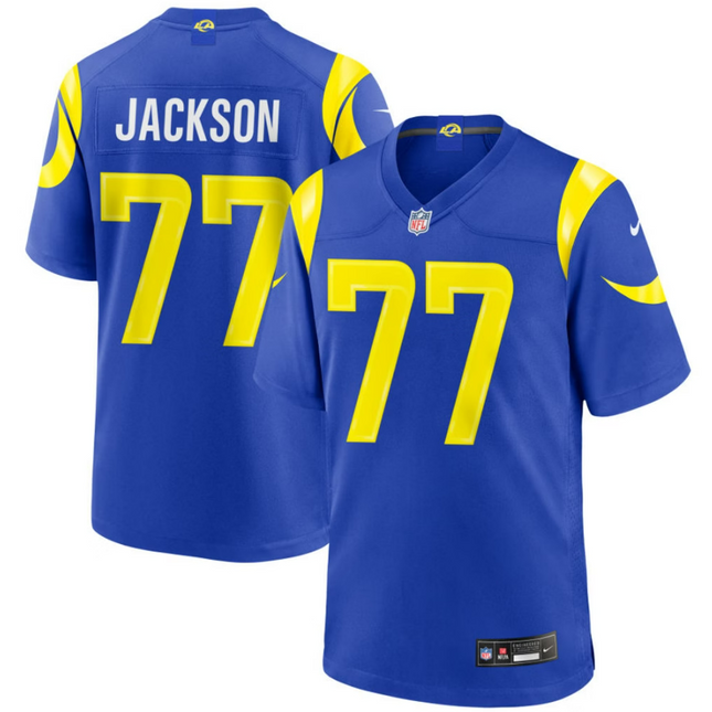 Alaric Jackson Los Angeles Rams 2026 Game Jersey - Royal