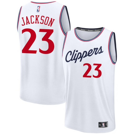 Isaiah Jackson LA Clippers 2026 Fast Break Association Edition Jersey - White