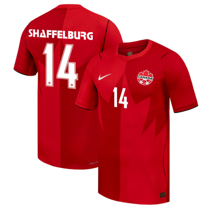 Jacob Shaffelburg Canada National Team 2026 Home Jersey - Red