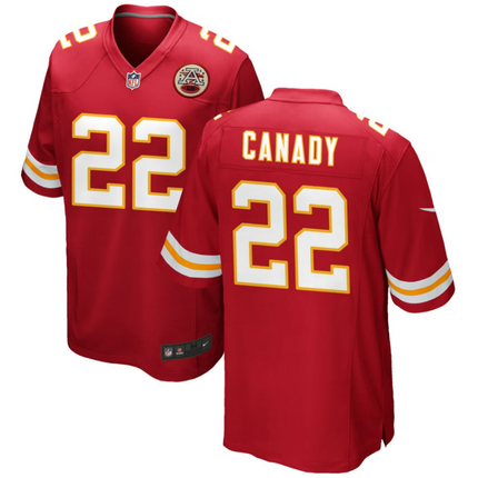Jadon Canady Kansas City Chiefs 2026 Game Jersey - Red