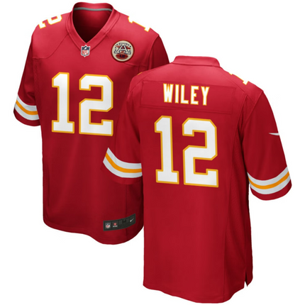 Jared Wiley Kansas City Chiefs 2026 Game Jersey - Red