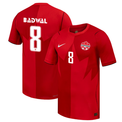 Jeevan Badwal Canada National Team 2026 Home Jersey - Red