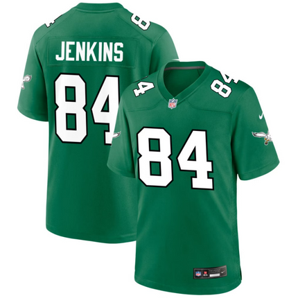 EJ Jenkins Philadelphia Eagles 2026 Alternate Game Jersey - Kelly Green