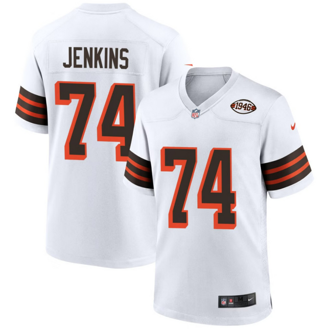 Elgton Jenkins Cleveland Browns 1946 Collection Alternate Jersey - White