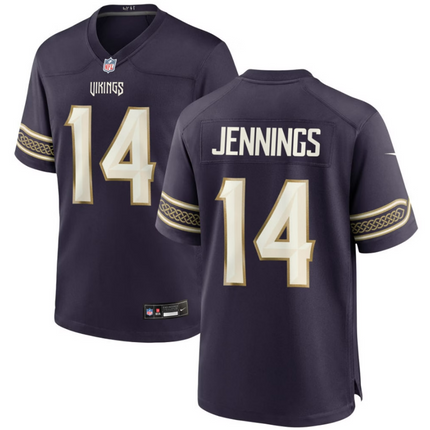 Jauan Jennings Minnesota Vikings 2026 Rivalries Collection Game Jersey - Purple