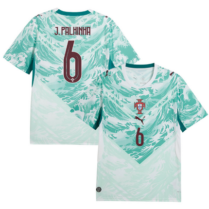 Joao Palhinha Portugal National Team 2026 Away Jersey - White