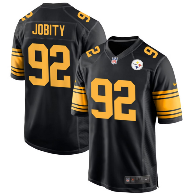 Kevin Jobity Jr. Pittsburgh Steelers 2026 Alternate Game Jersey - Black