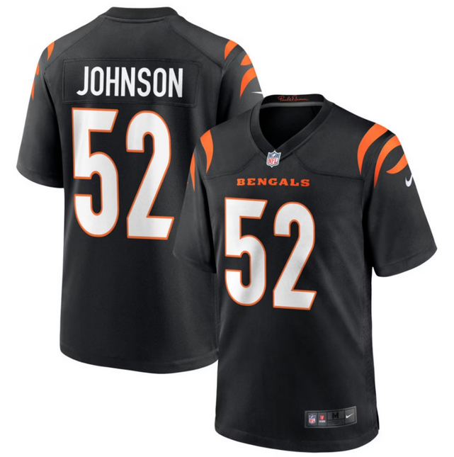 Cedric Johnson Cincinnati Bengals 2026 Game Jersey - Black