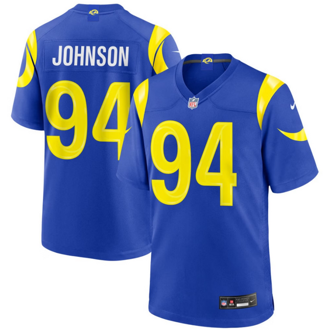 Desjuan Johnson Los Angeles Rams 2026 Game Jersey - Royal