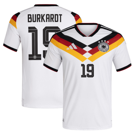 Jonathan Burkardt Germany National Team World Cup 2026 Home Jersey - White
