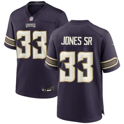 Aaron Jones Minnesota Vikings 2026 Rivalries Collection Game Jersey - Purple