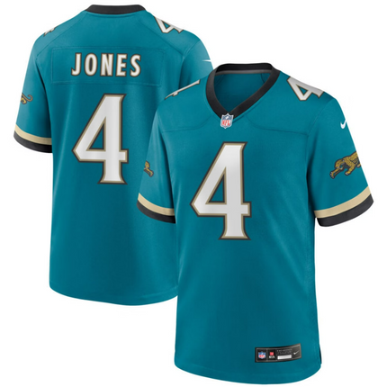 Jarrian Jones Jacksonville Jaguars 2026 Throwback Game Jersey - Teal Prowler