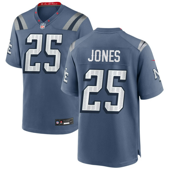 Daquan Jones New England Patriots 2026 Rivalries Collection Game Jersey - Blue