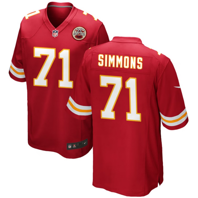 Josh Simmons Kansas City Chiefs 2026 Game Jersey - Red