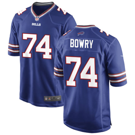 Jude Bowry Buffalo Bills 2026 Game Jersey - Royal