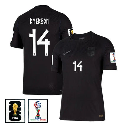 Julian Ryerson Norway National Team 2026 x World Cup Patch  Away Jersey – Black