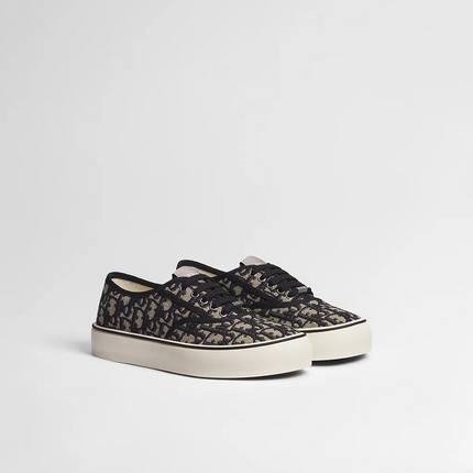 Men's Dior Saltwind Beige and Blue Sneakers
