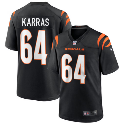 Ted Karras Cincinnati Bengals 2026 Game Jersey - Black