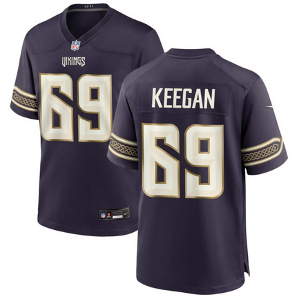 Trevor Keegan Minnesota Vikings 2026 Rivalries Collection Game Jersey - Purple