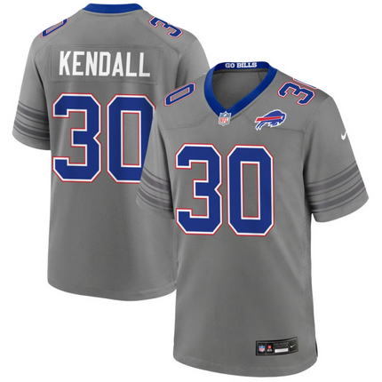 Anthony Kendall Buffalo Bills 2026 City Game Jersey - Gray Nickel