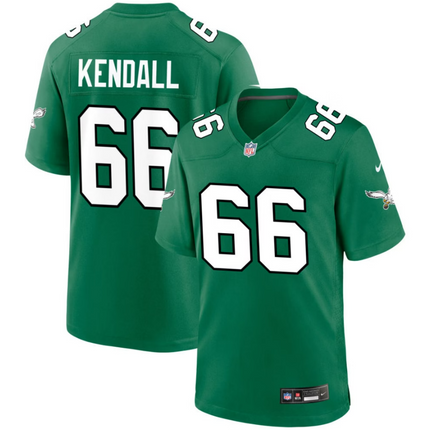 Drew Kendall Philadelphia Eagles 2026 Alternate Game Jersey - Kelly Green