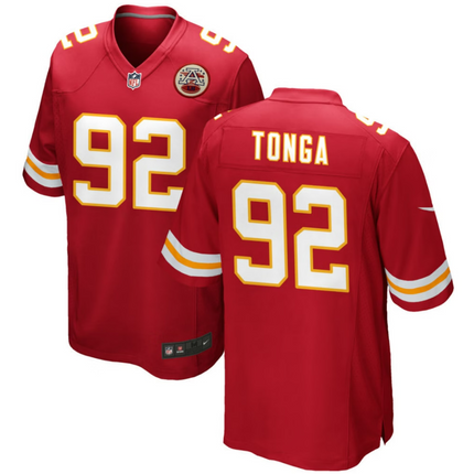 Khyiris Tonga Kansas City Chiefs 2026 Game Jersey - Red