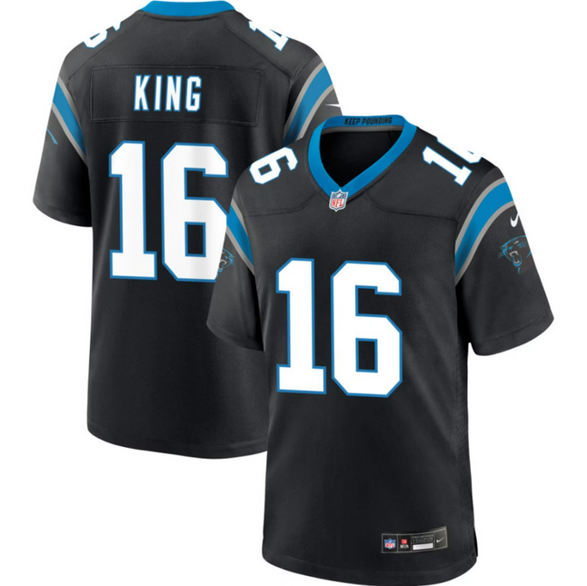 Haynes King Carolina Panthers 2026 Game Jersey - Black
