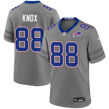 Dawson Knox Buffalo Bills 2026 City Game Jersey - Gray Nickel