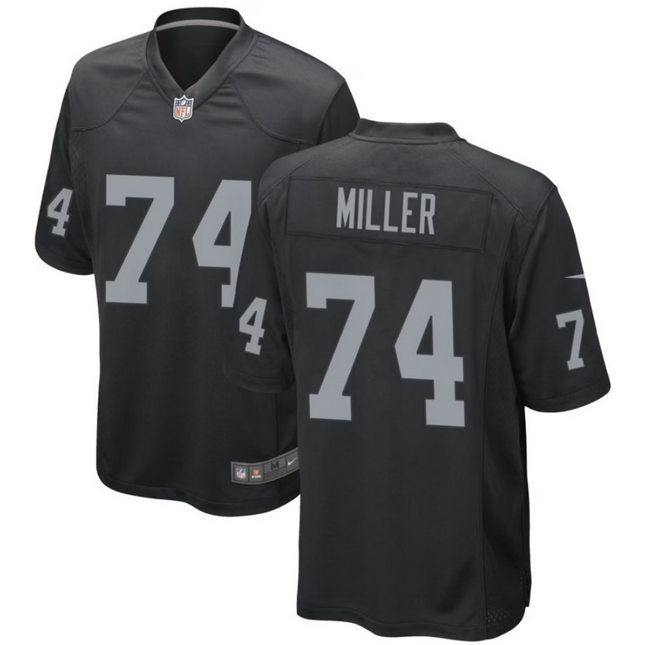 Kolton Miller Las Vegas Raiders 2026 Game Jersey - Black