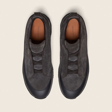 Men's Zegna Triple Stitch™ Monte Dark Grey Sneakers