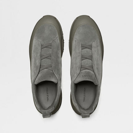 Men's Zegna Triple Stitch™ Monte Grey Sneakers