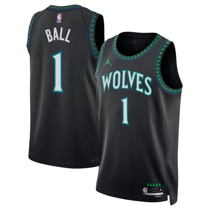 LaMelo Ball Minnesota Timberwolves 2026 Swingman Statement Edition Jersey - Black
