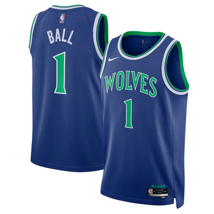 LaMelo Ball Minnesota Timberwolves 2026 Swingman Icon Edition Jersey - Blue