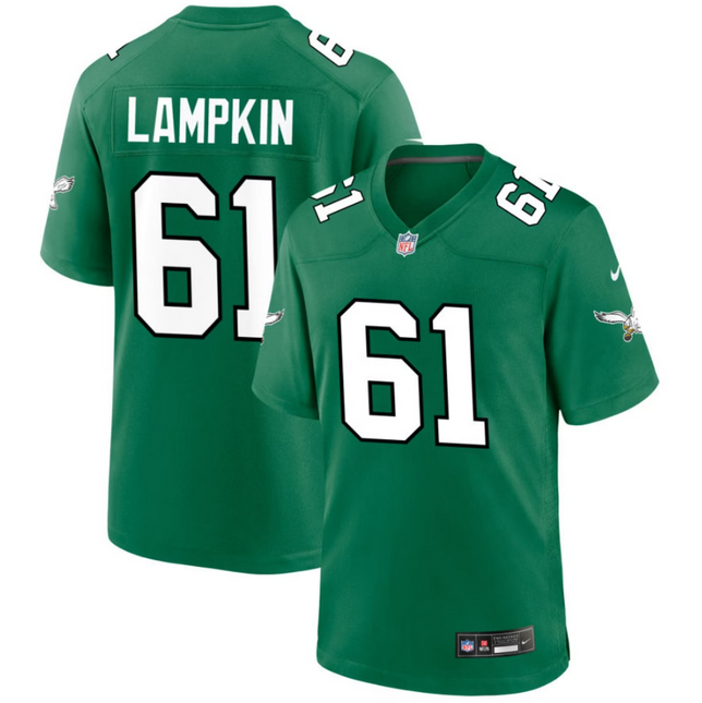 Willie Lampkin Philadelphia Eagles 2026 Alternate Game Jersey - Kelly Green