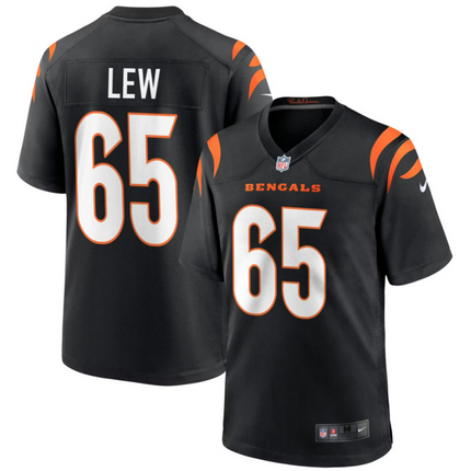 Connor Lew Cincinnati Bengals 2026 Game Jersey - Black