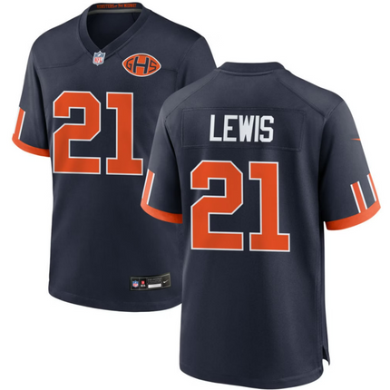 Cameron Lewis Chicago Bears 2026 Rivalries Collection Game Jersey - Navy