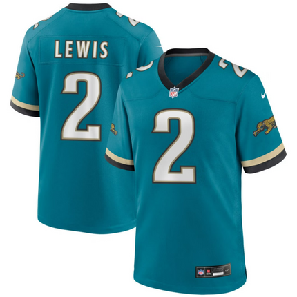 Jourdan Lewis Jacksonville Jaguars 2026 Throwback Game Jersey - Teal Prowler