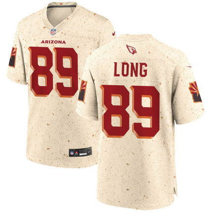 Hunter Long Arizona Cardinals 2026 Rivalries Collection Game Jersey - Natural